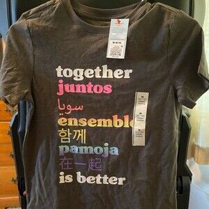 NWT Cat & Jack M 8/10 Girls Boys T-Shirt short sleeve